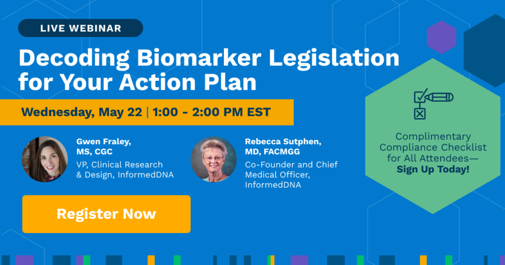 Decoding Biomarker Legislation for Your Action Plan